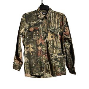 Break-Up Infinity Mossy Oak Mens Camouflage Button Up Shirt M(38-40) Hunting